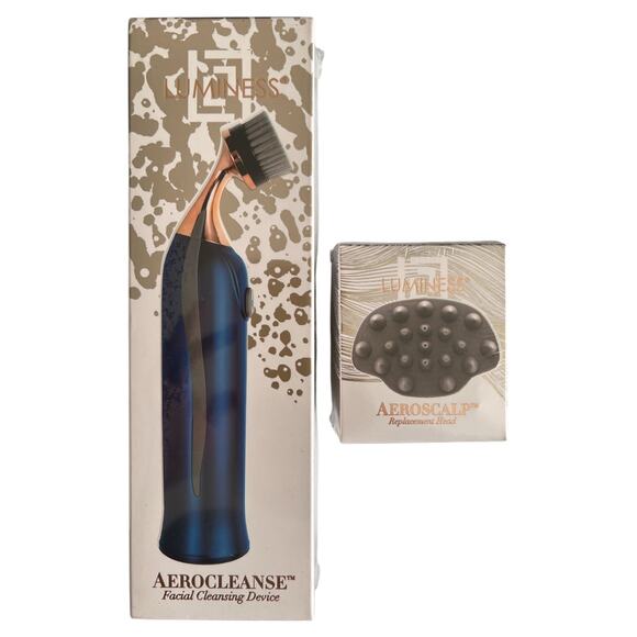 Luminess Aerocleanse Facial Cleansing Device with Scalp Cleansing Brush - Picture 1 of 5